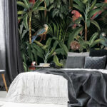 Fototapeta Tapety s ptáky a rostlinami