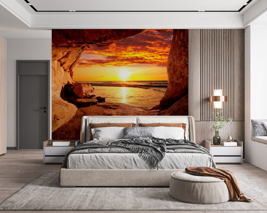 Fototapeta Západ slunce nad vodní plochou - Image 4
