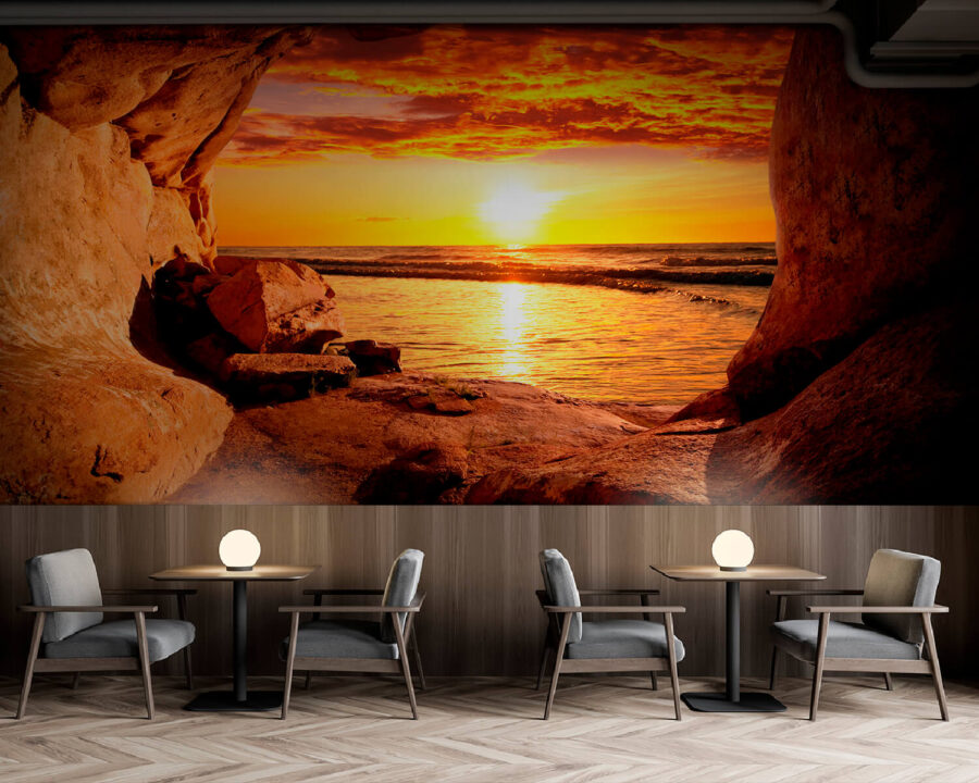 Fototapeta Západ slunce nad vodní plochou - Image 10
