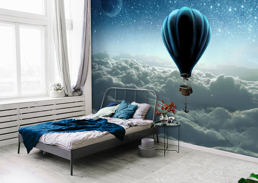 Fototapeta Horkovzdušný balón na obloze