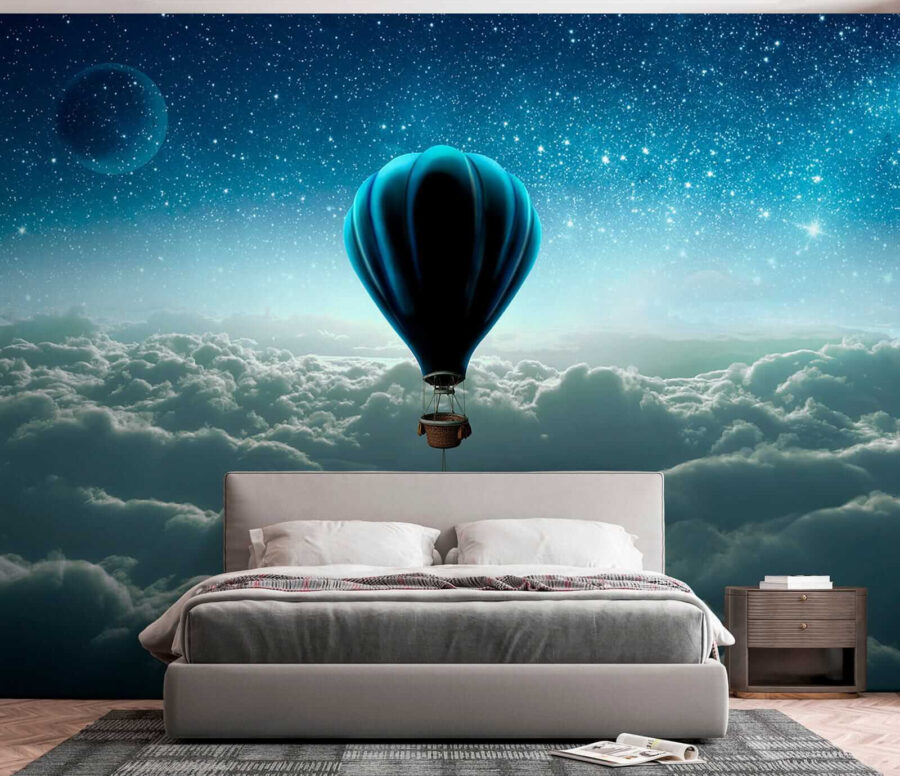 Fototapeta Horkovzdušný balón na obloze - Image 2