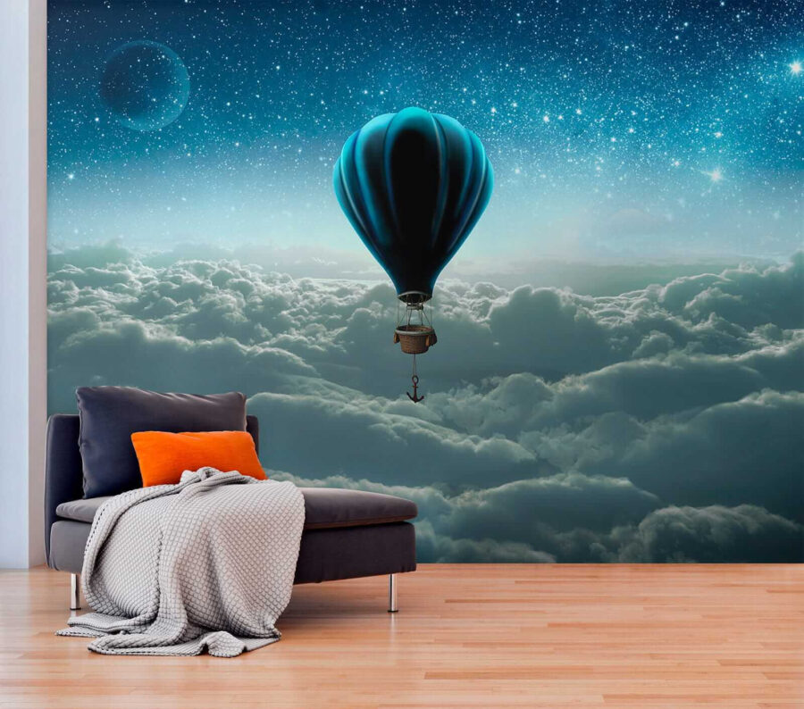 Fototapeta Horkovzdušný balón na obloze - Image 5