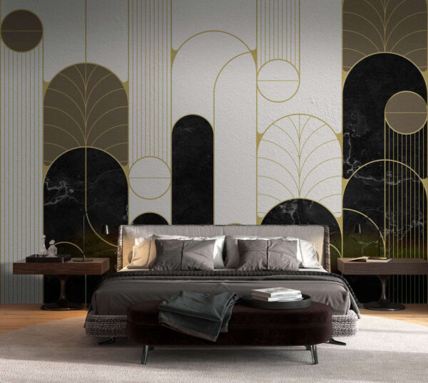 Černobílý design ve stylu art deco Černobílý design ve stylu art deco