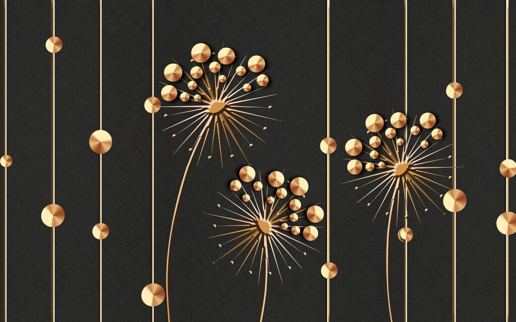Elegantní květinový design v tmavých tónech Elegantní květinový design v tmavých tónech