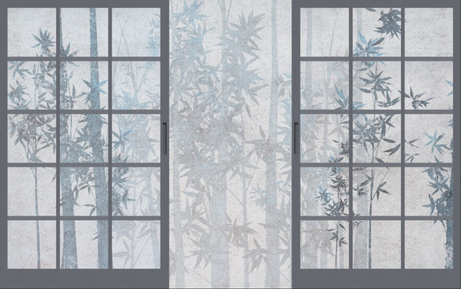 Window with a frosted glass Window with a frosted glass