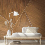 Fototapeta Umělecký vzor dřevěného obložení