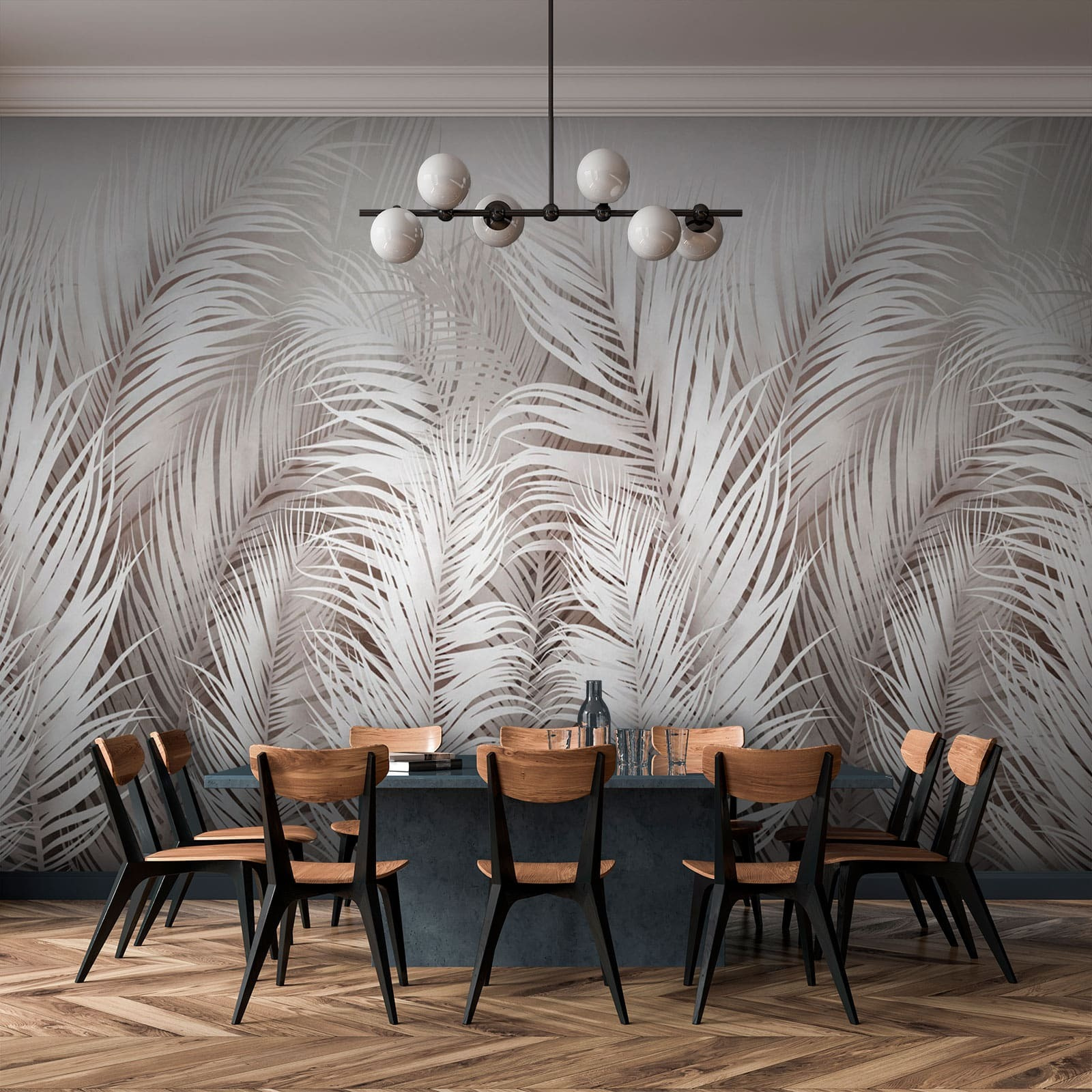 Group of white feathers