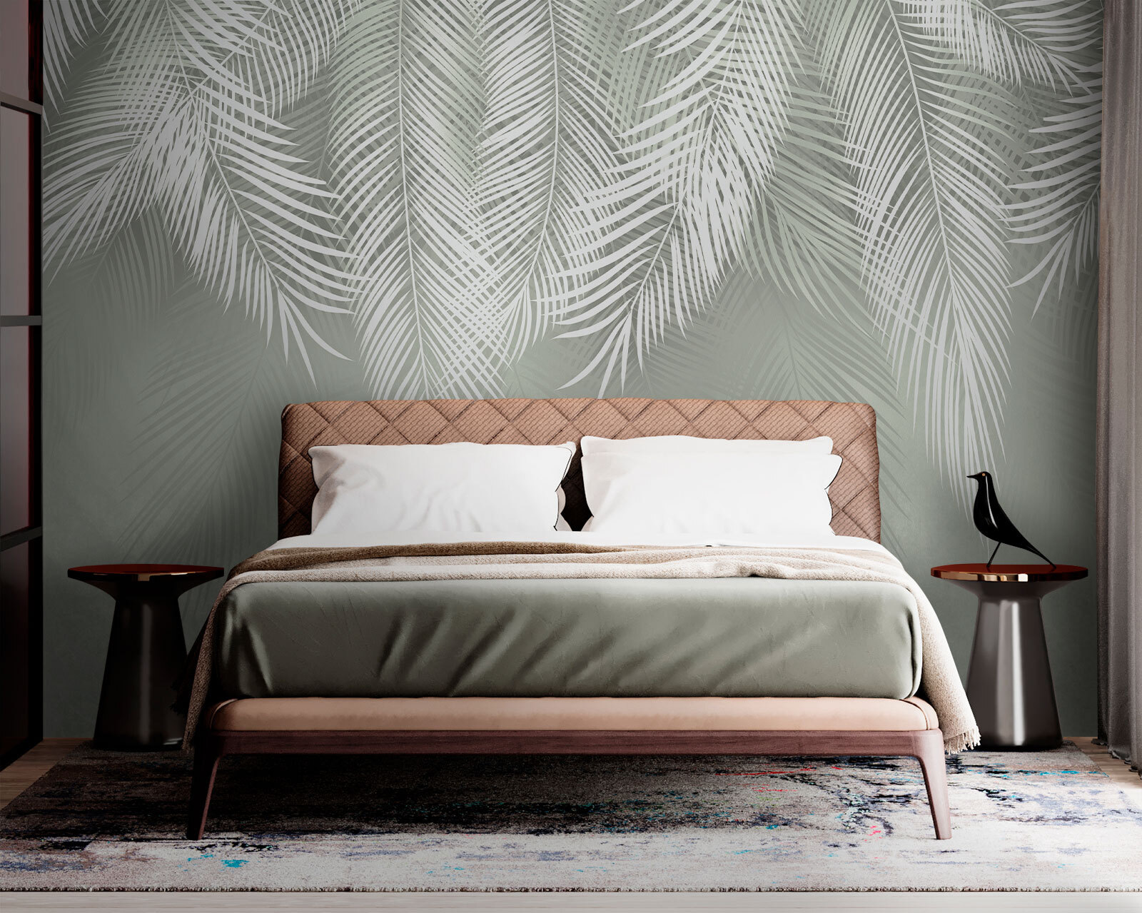 White leaves on a gray background White leaves on a gray background