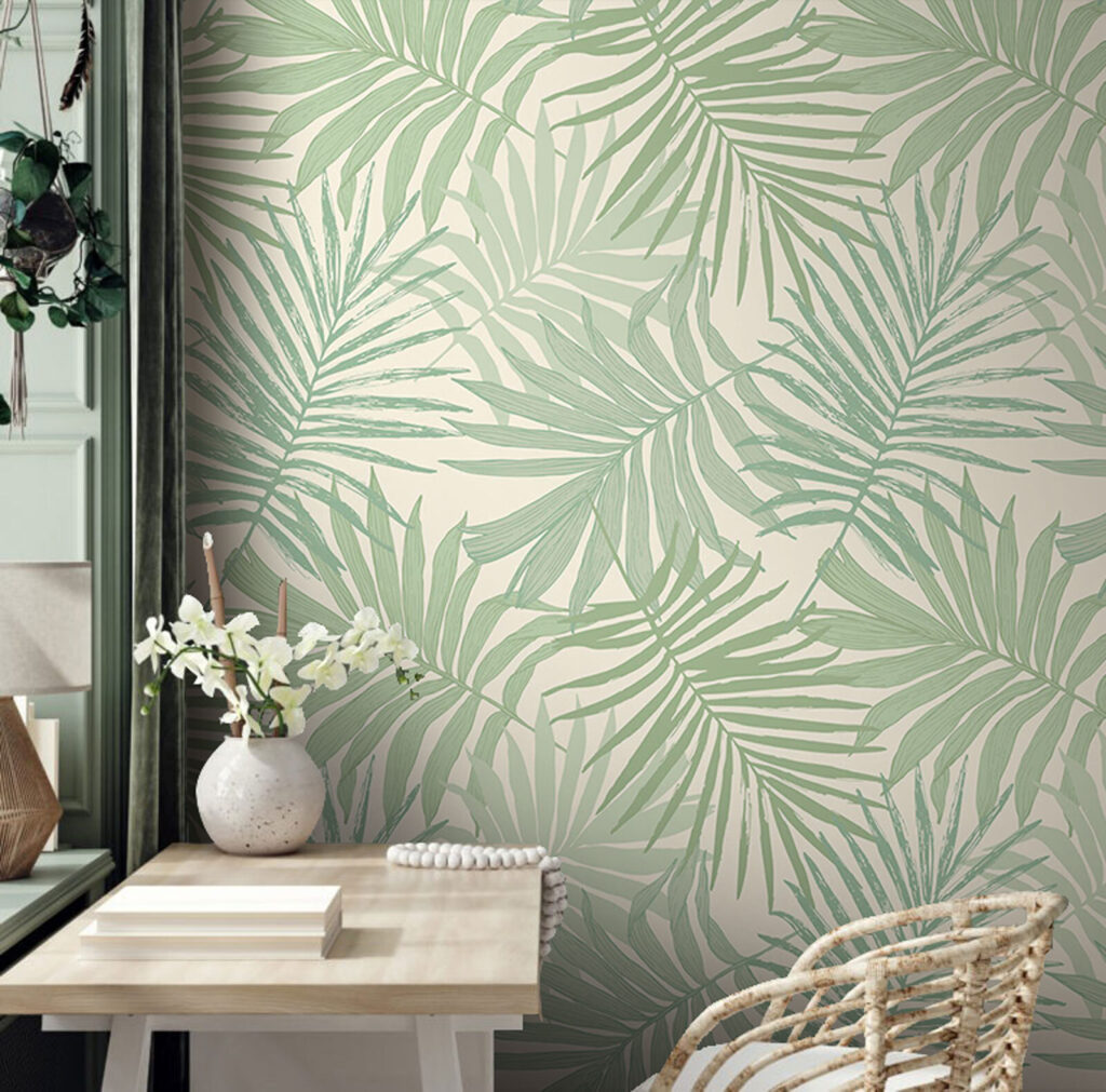 Pattern of leaves on a white background Pattern of leaves on a white background