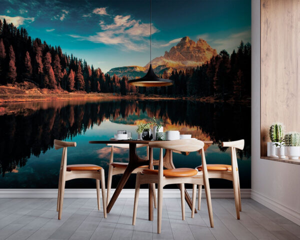 Jezero obklopené stromy a horami u79819piq1m 600x480 - Jezero obklopené stromy a horami - tegory
