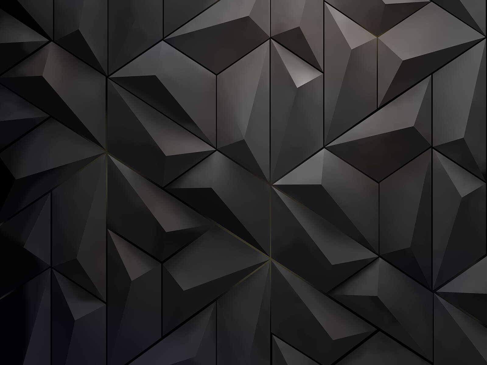 Black wall with many triangles Black wall with many triangles