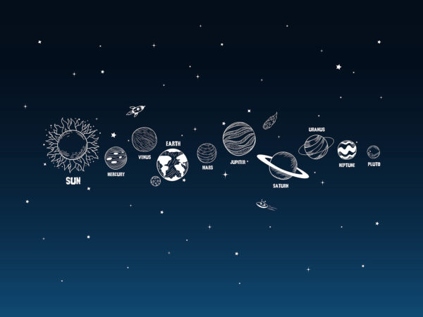 Řada planet ve vesmíru Řada planet ve vesmíru