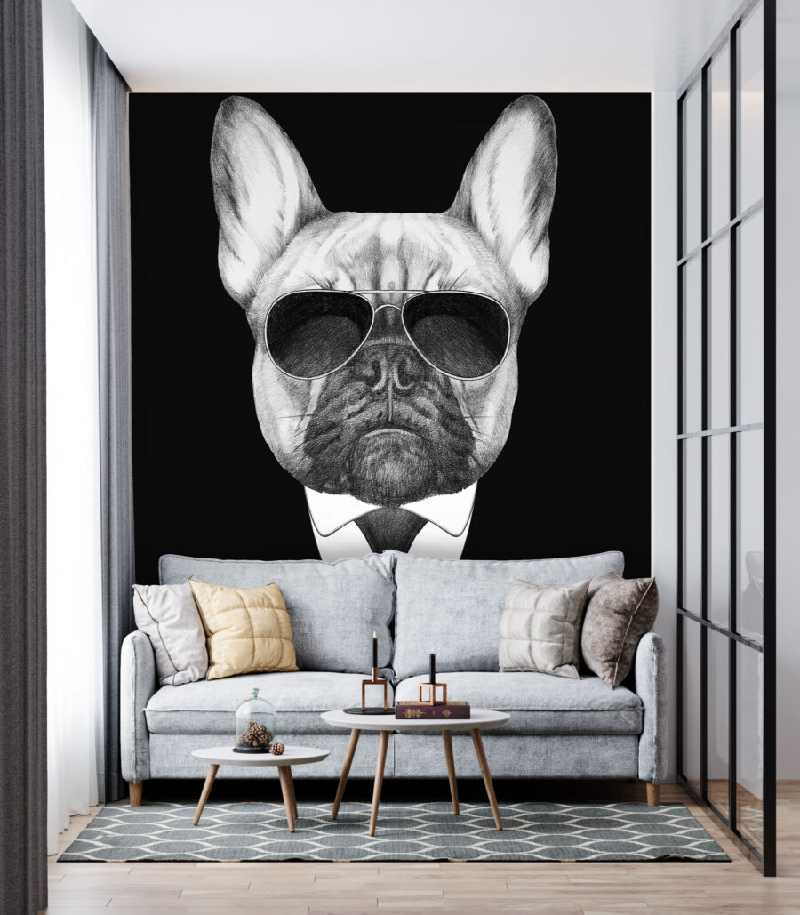 Fototapeta Pes ve slunečních brýlích a obleku - Image 3