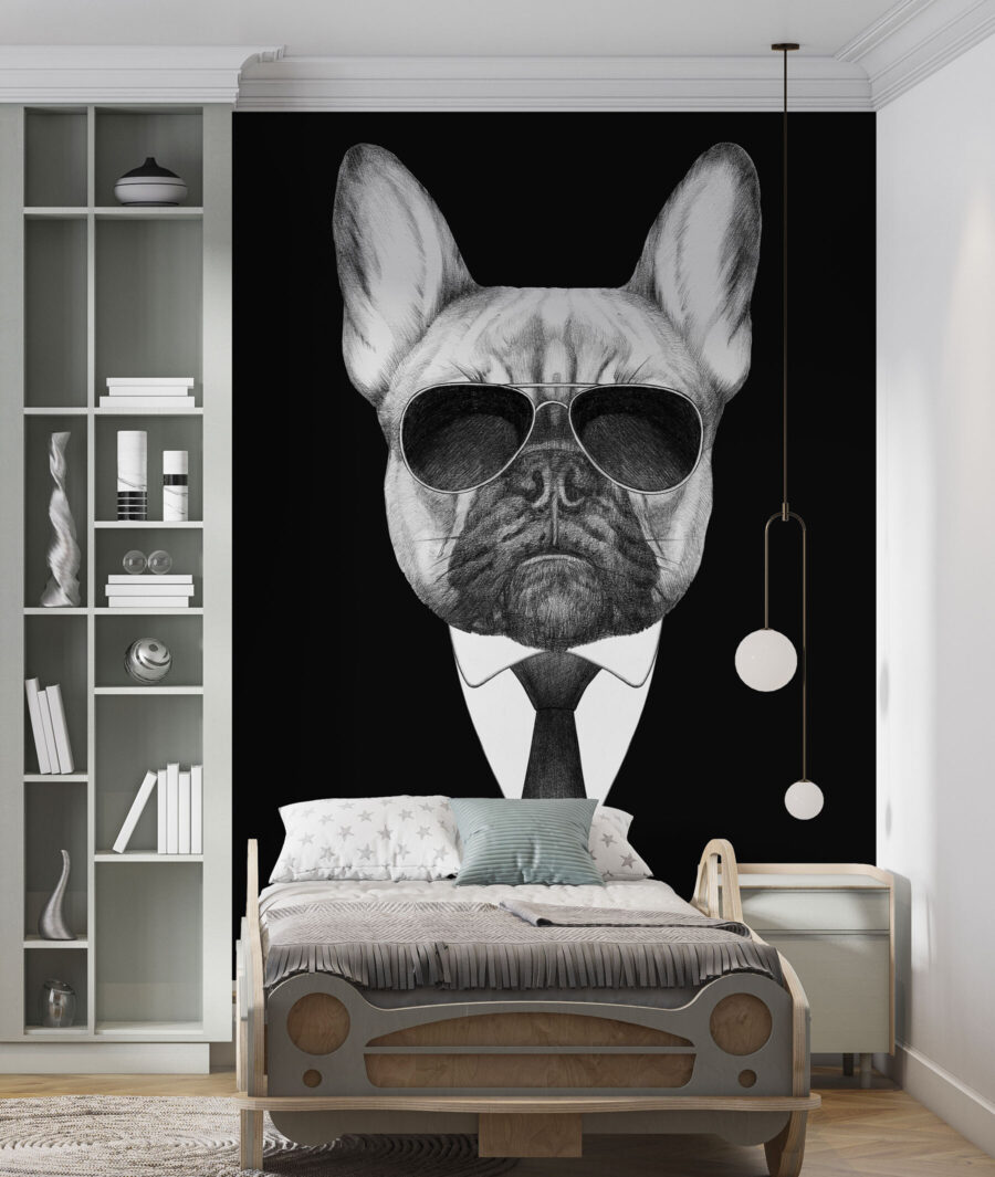 Fototapeta Pes ve slunečních brýlích a obleku - Image 2