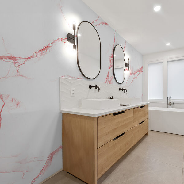 Elegant marbled texture in soft hues