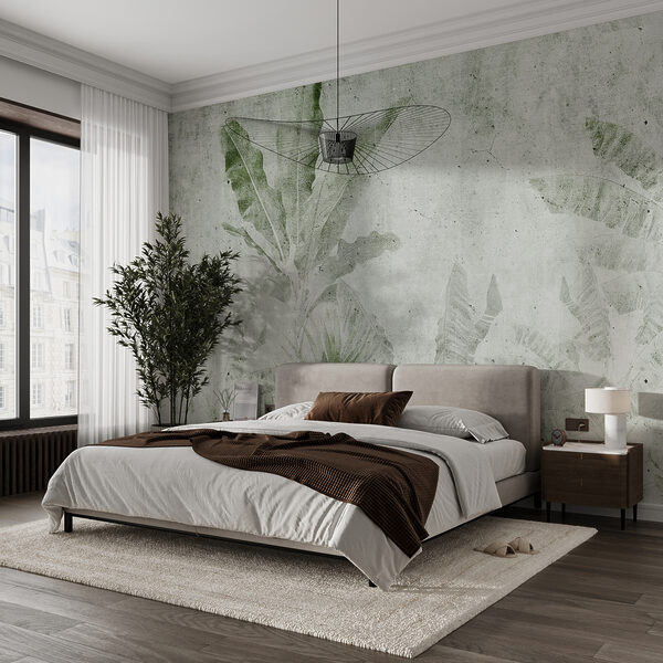 Texturované listy na tlumeném pozadí u73886v3pib1m 600x600 - Texturované listy na tlumeném pozadí