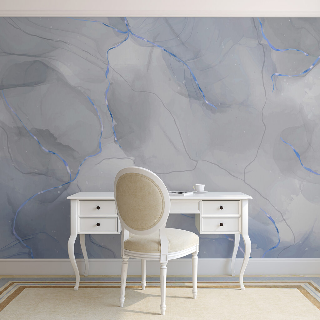 Subtle hues in soft, flowing patterns