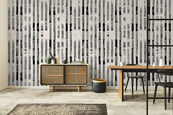 A black and white pattern