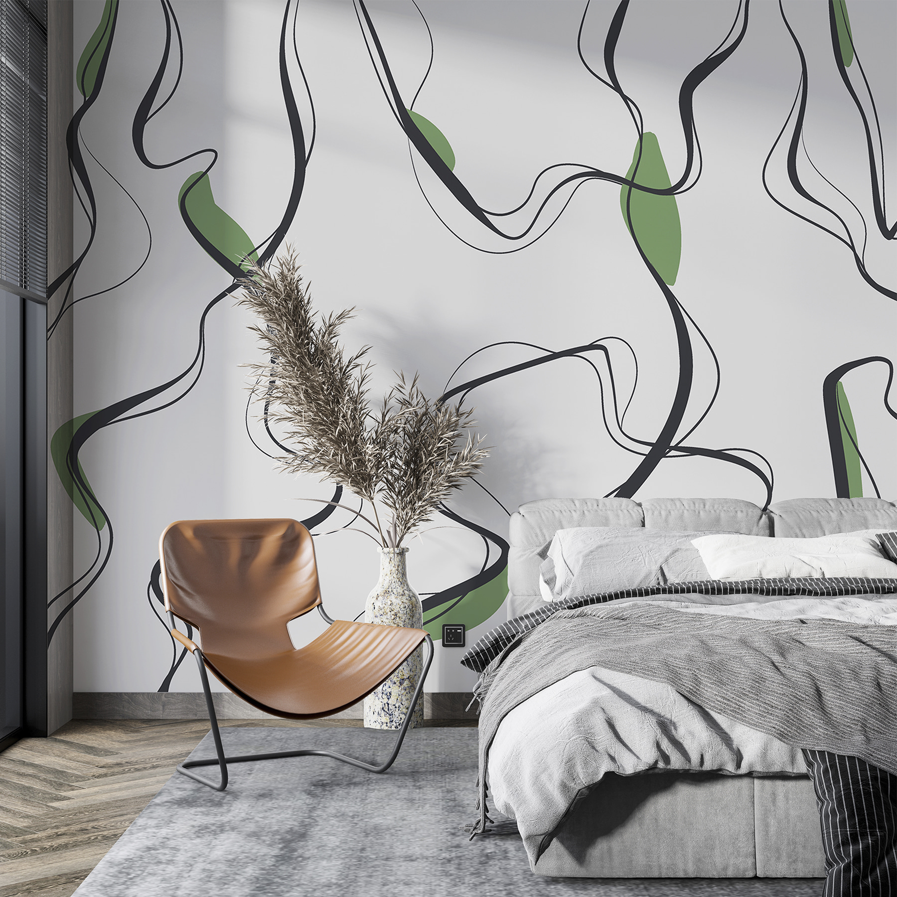 A close up of a pattern