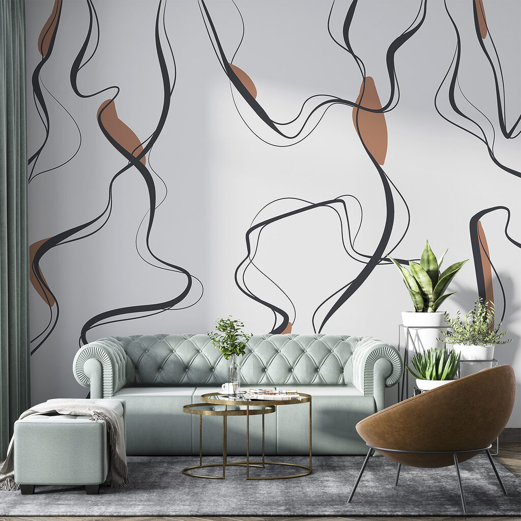 A grey and black pattern