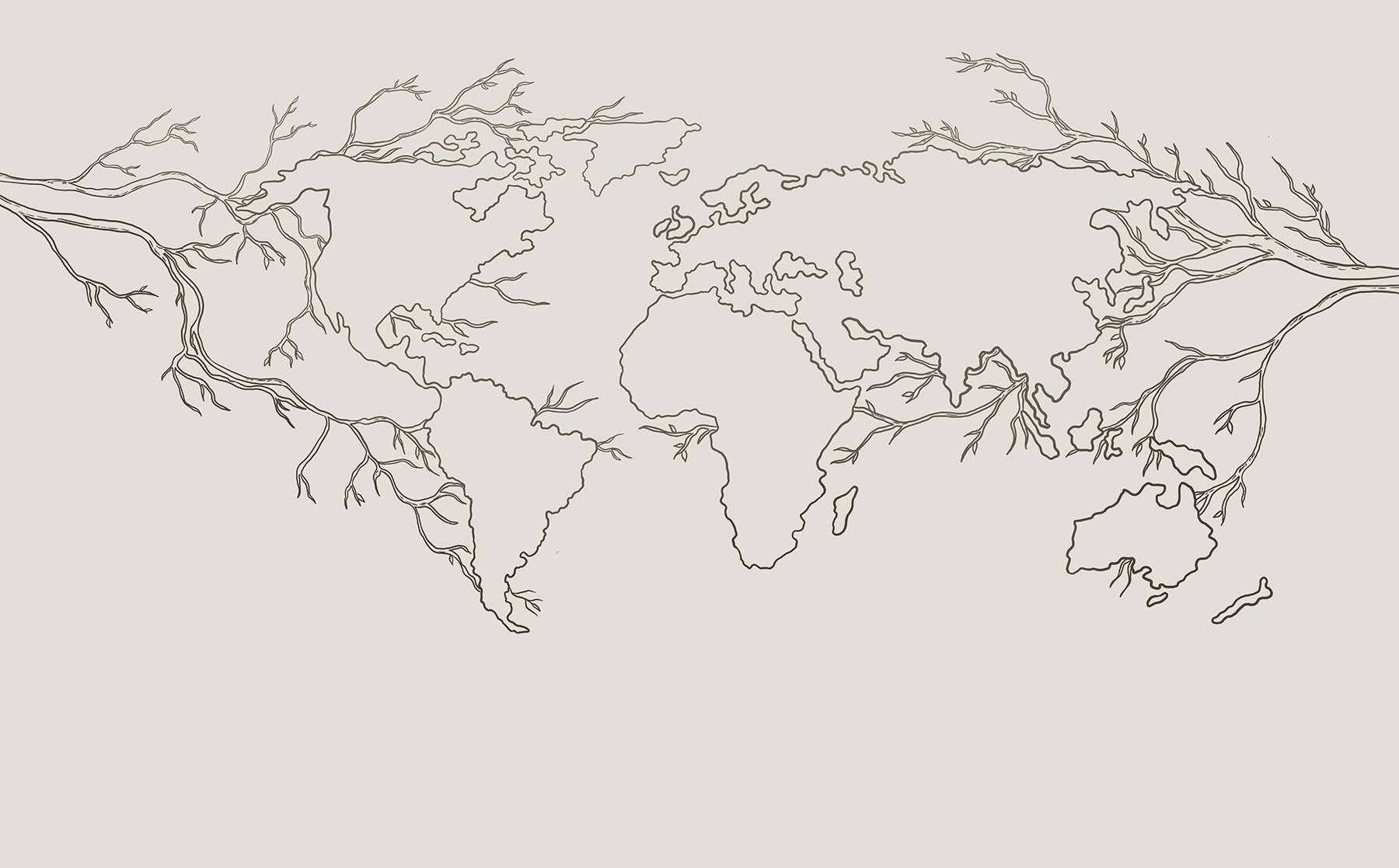 A map of the world