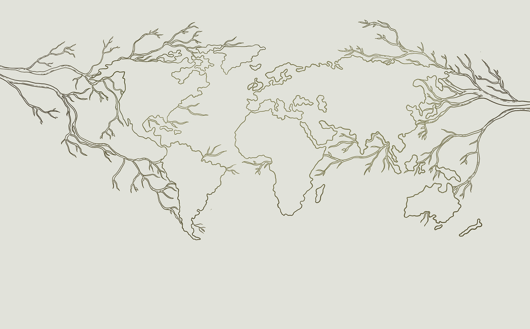 A map of the world