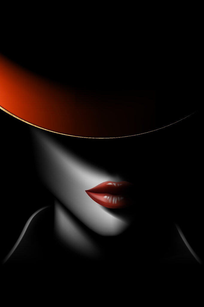 A woman wearing a hat