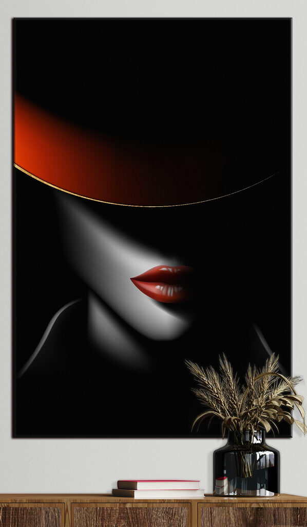 A woman wearing a hat