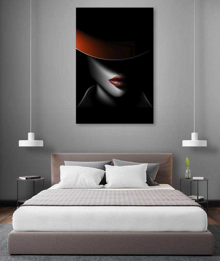 A woman wearing a hat