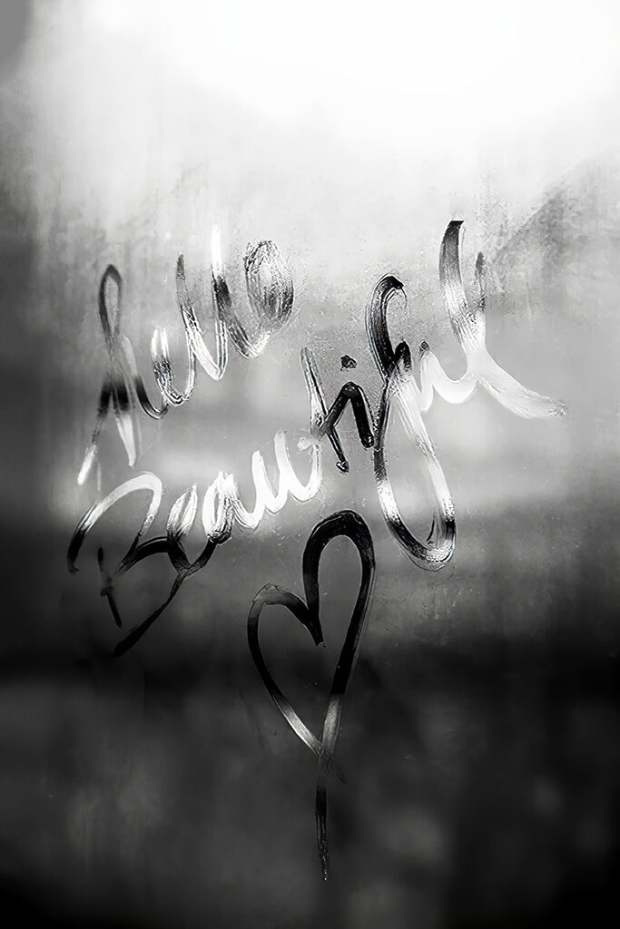 A close up of a window