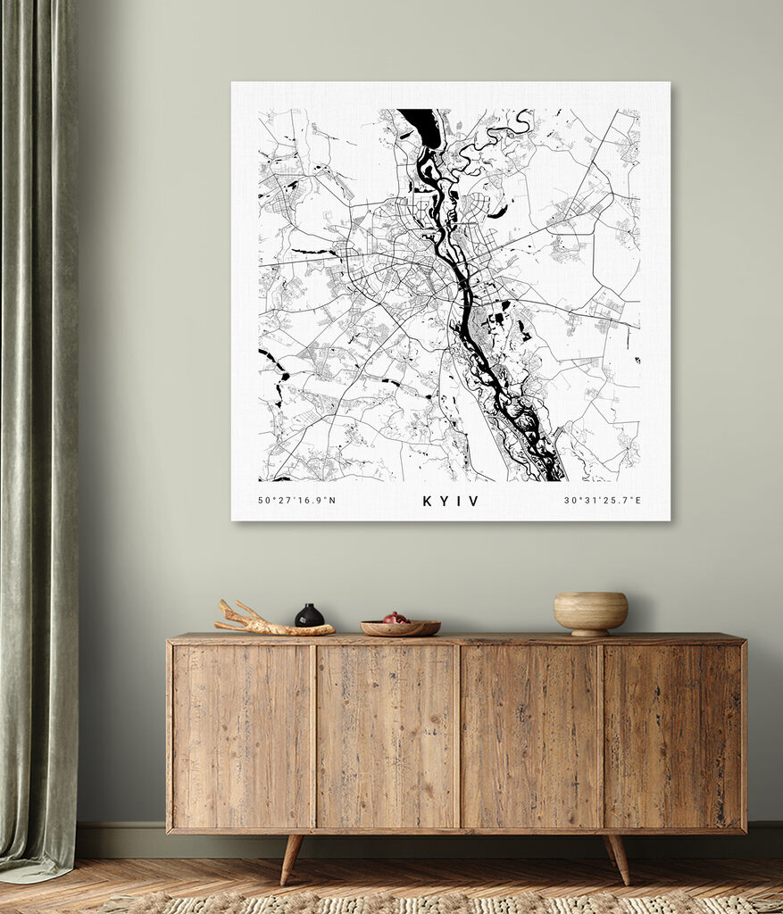 A map of a city A map of a city