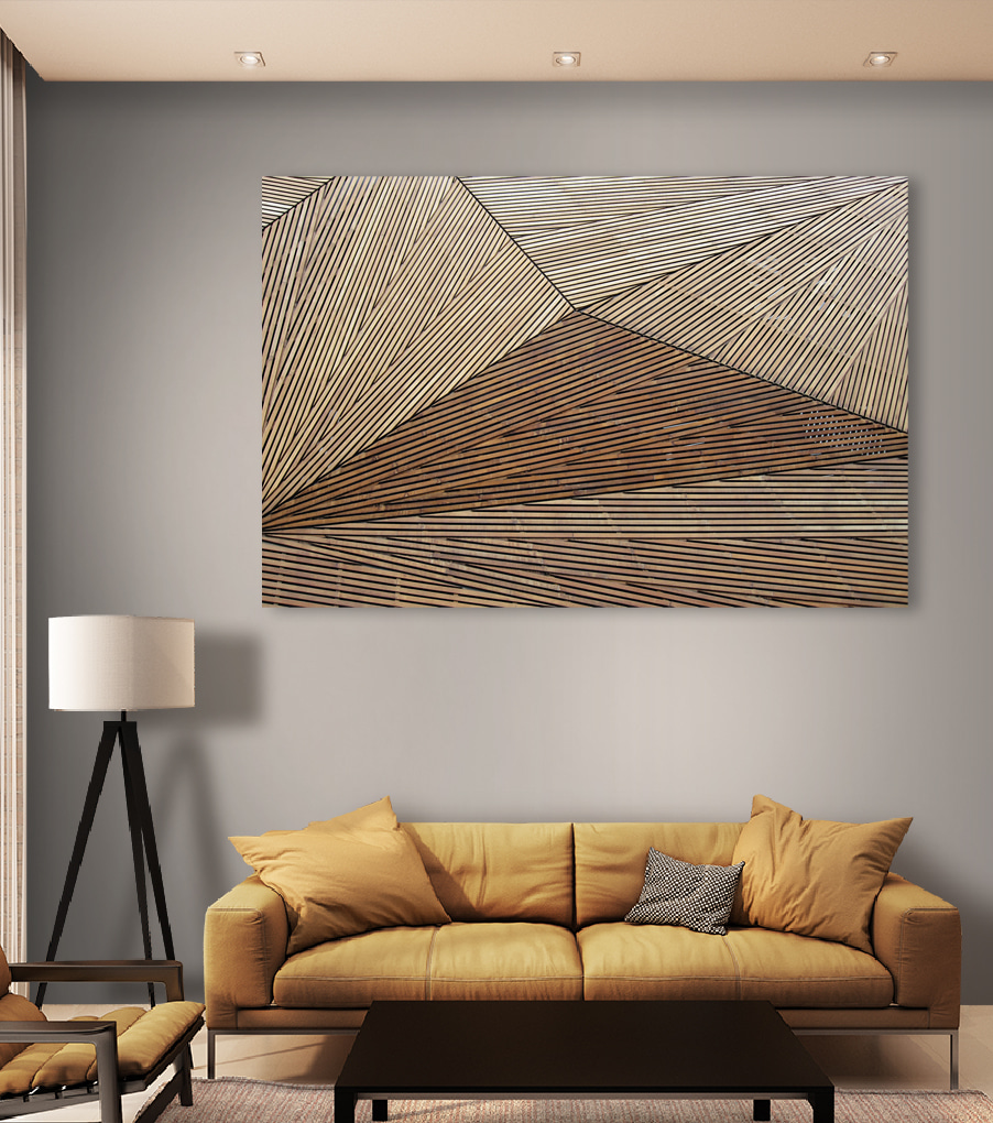 A close up of a wood floor