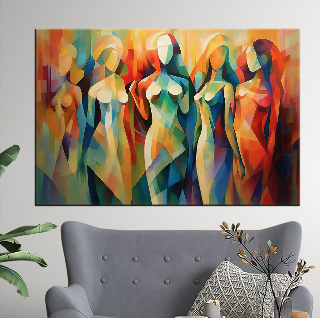 A group of women in dresses