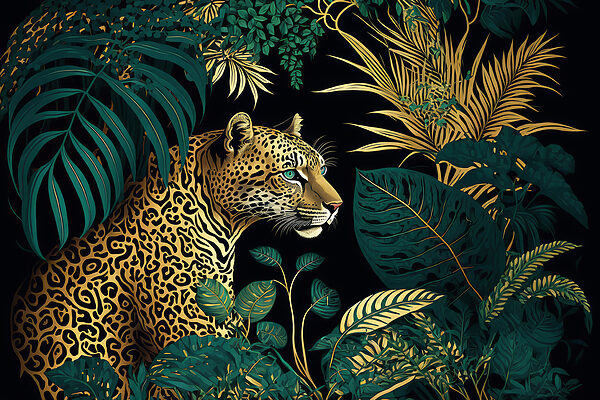 Leopard v džungli Leopard v džungli
