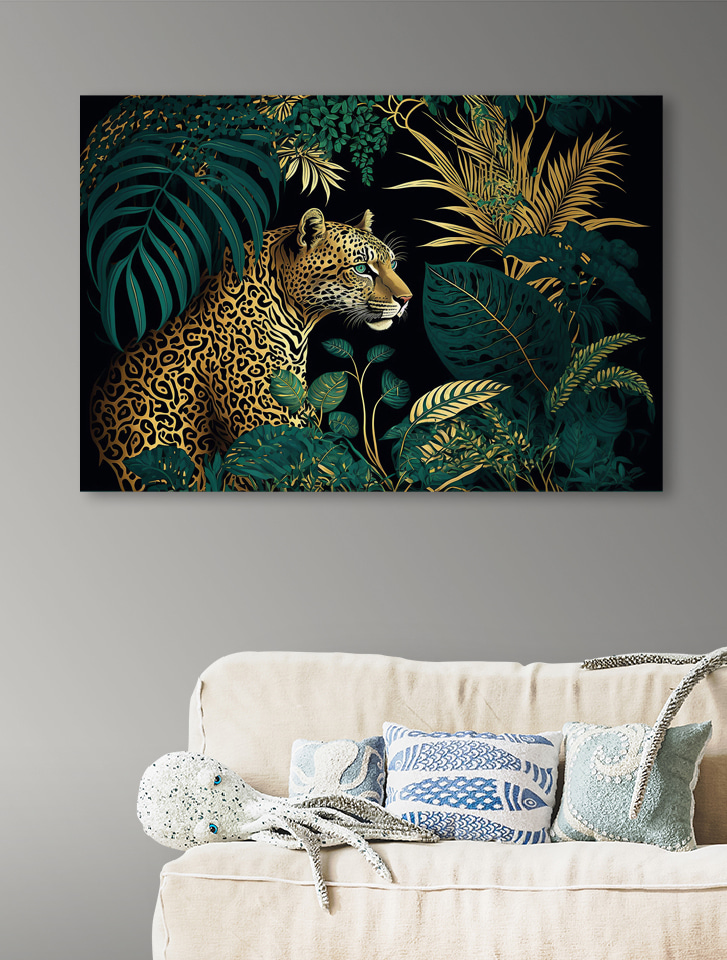Leopard v džungli