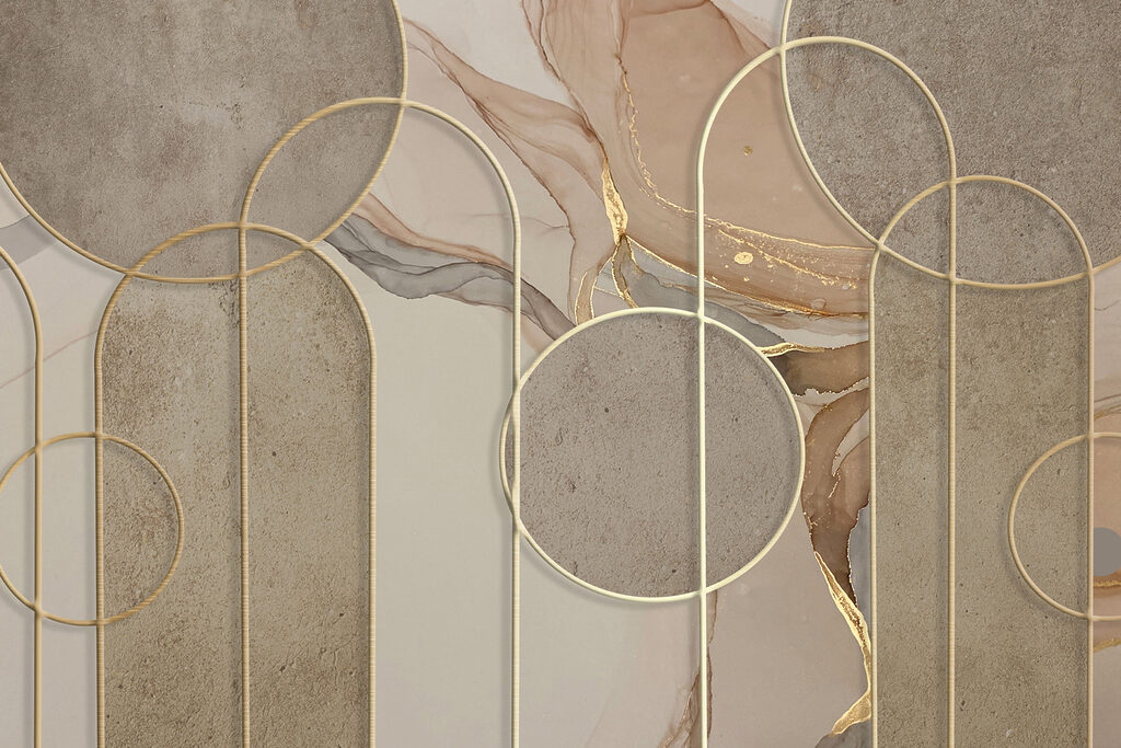 A close up of a wall