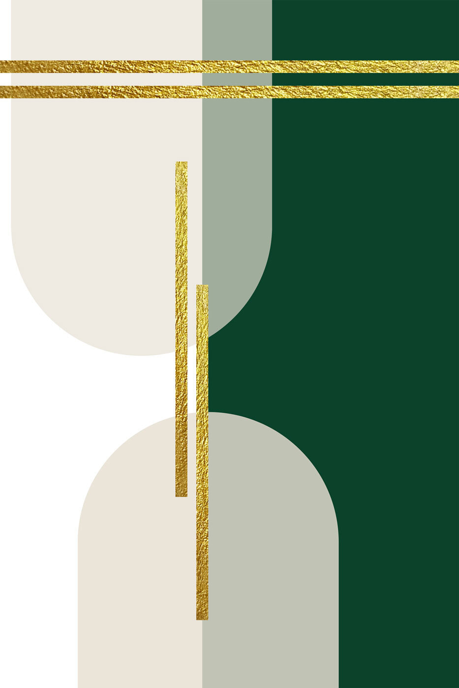 Abstract Elegance in Stripes and Shapes