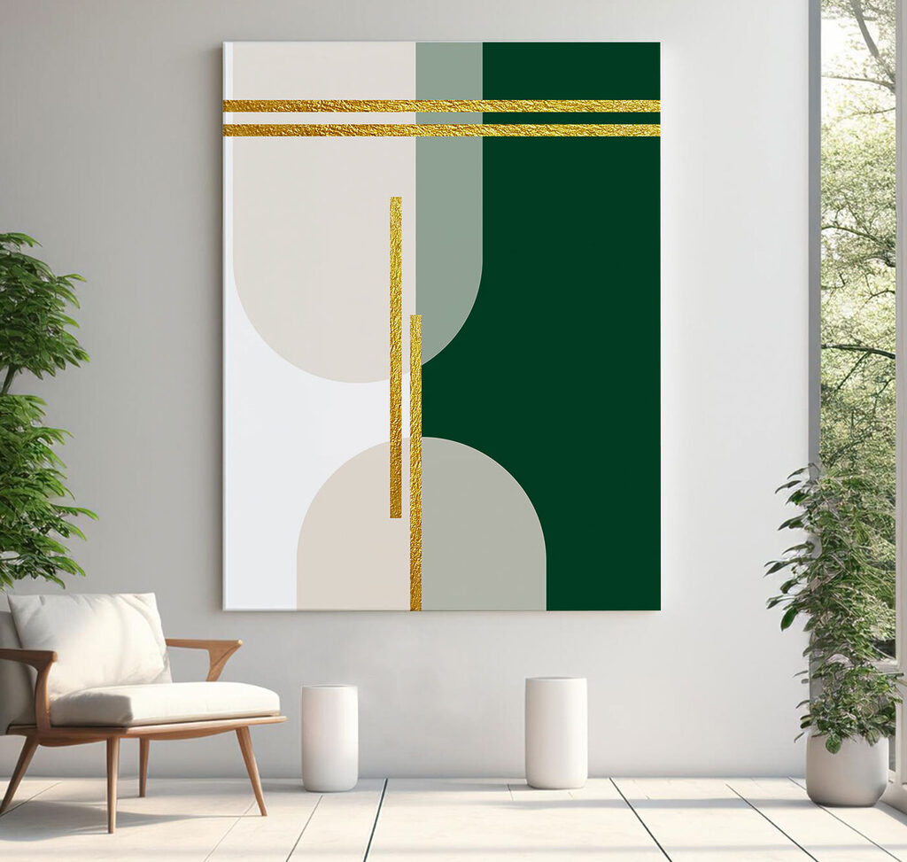 Abstract Elegance in Stripes and Shapes Abstract Elegance in Stripes and Shapes
