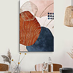 Obraz řeky protékající polem s barevnými stromy Obraz Detail obrazu