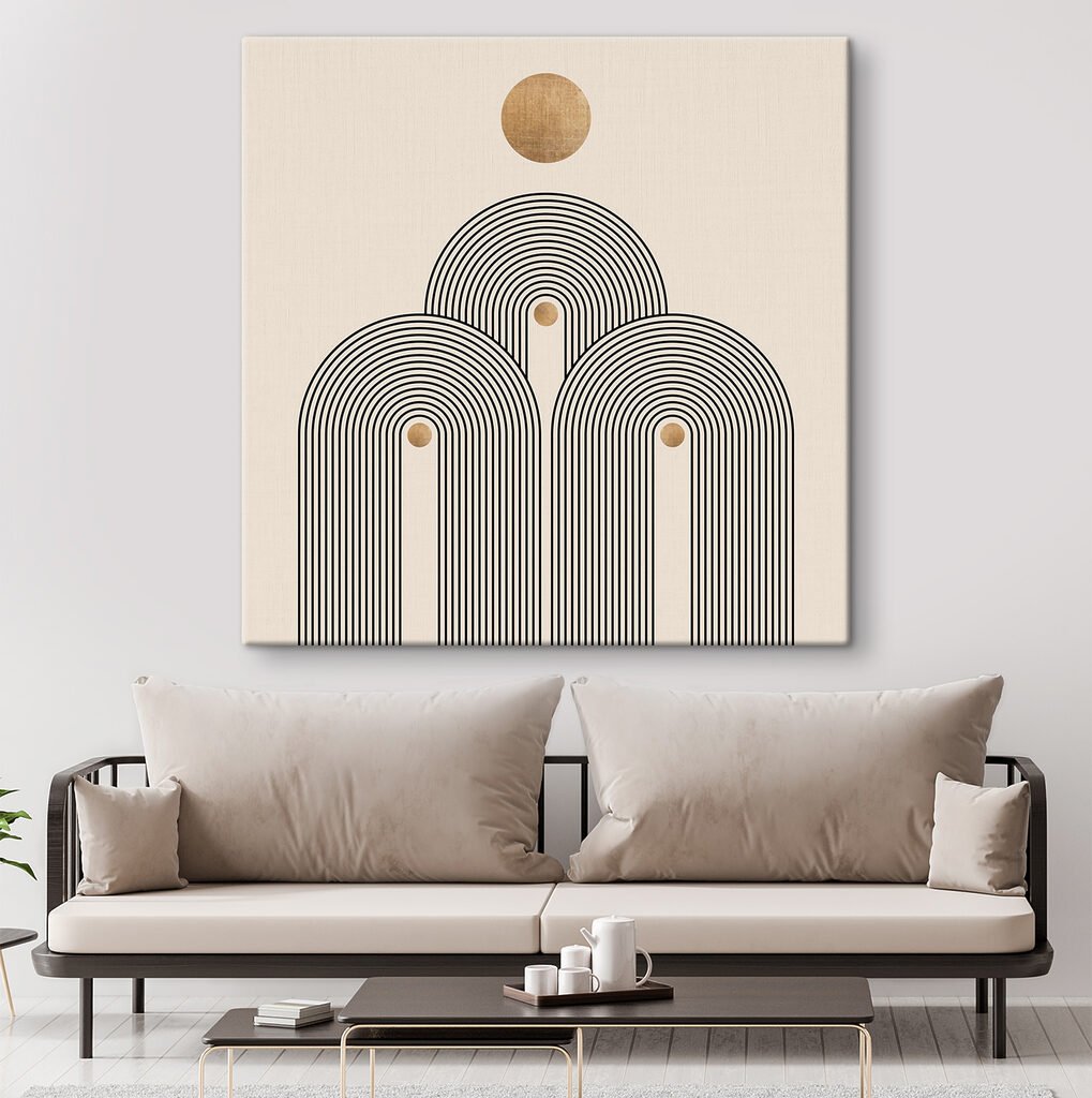 Sun-drenched arches in serene symmetry Sun-drenched arches in serene symmetry