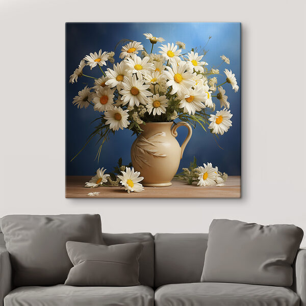 A vase of white flowers A vase of white flowers