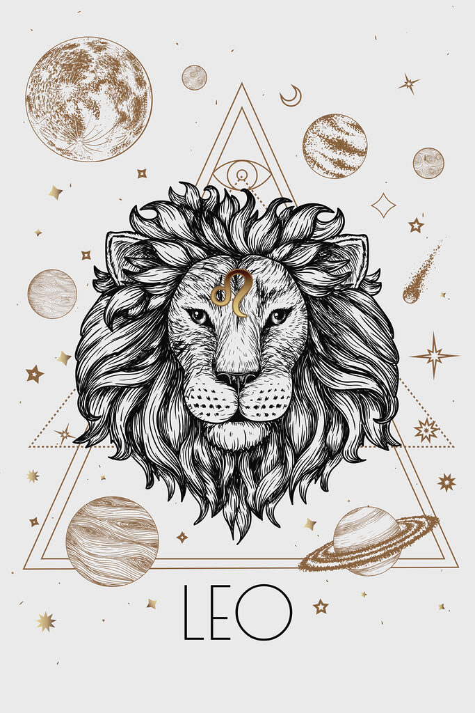 A lion with a question mark on it