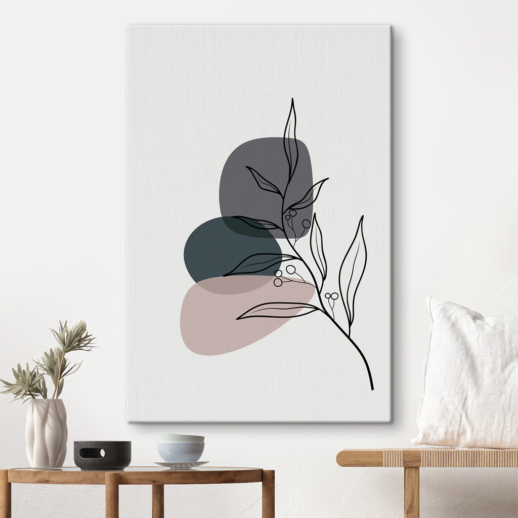 A drawing of a plant