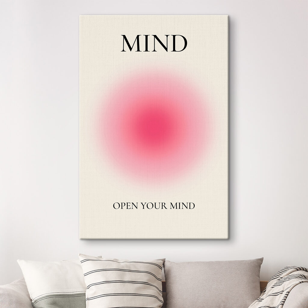 A pink circle with white background A pink circle with white background