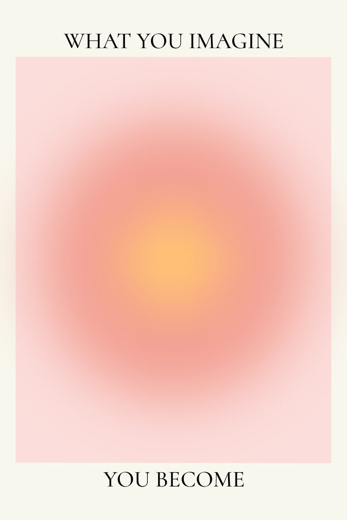 A pink and yellow circle