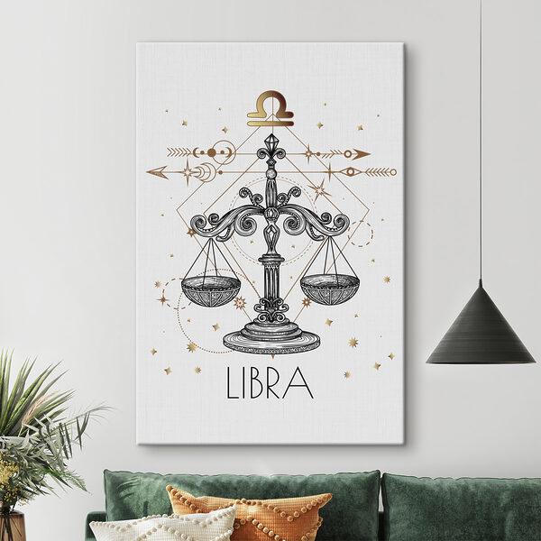 Kresba znamení zvěrokruhu váhy Kresba znamení zvěrokruhu váhy