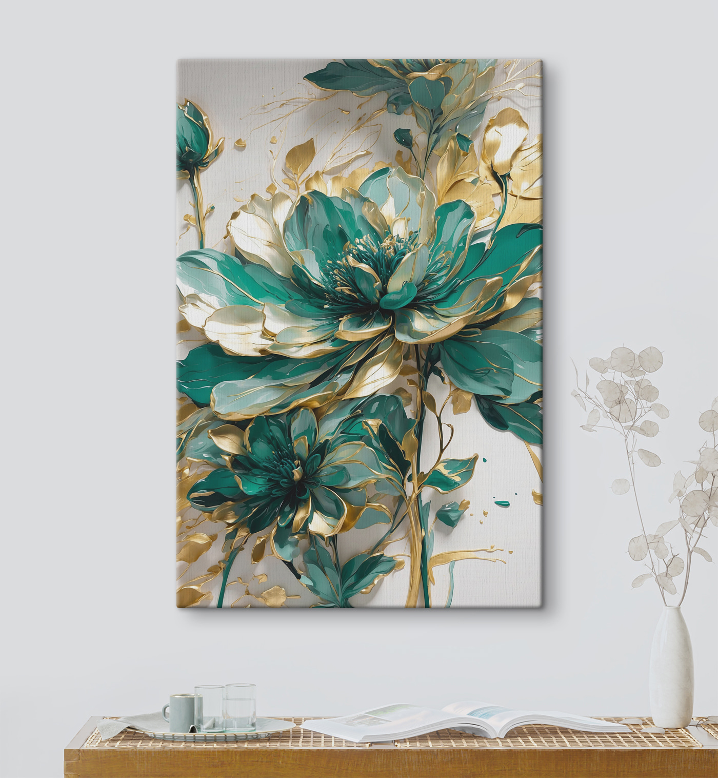 A close up of a flower