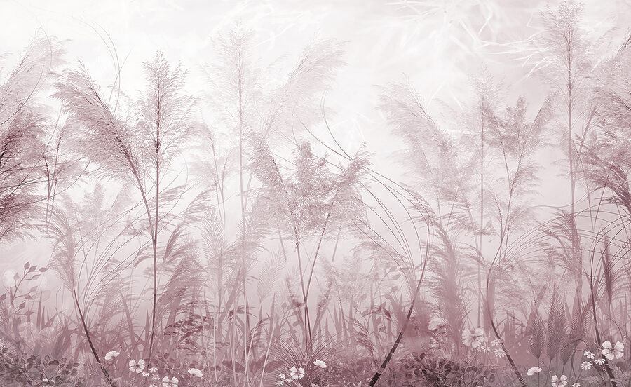A field of grass with flowers A field of grass with flowers