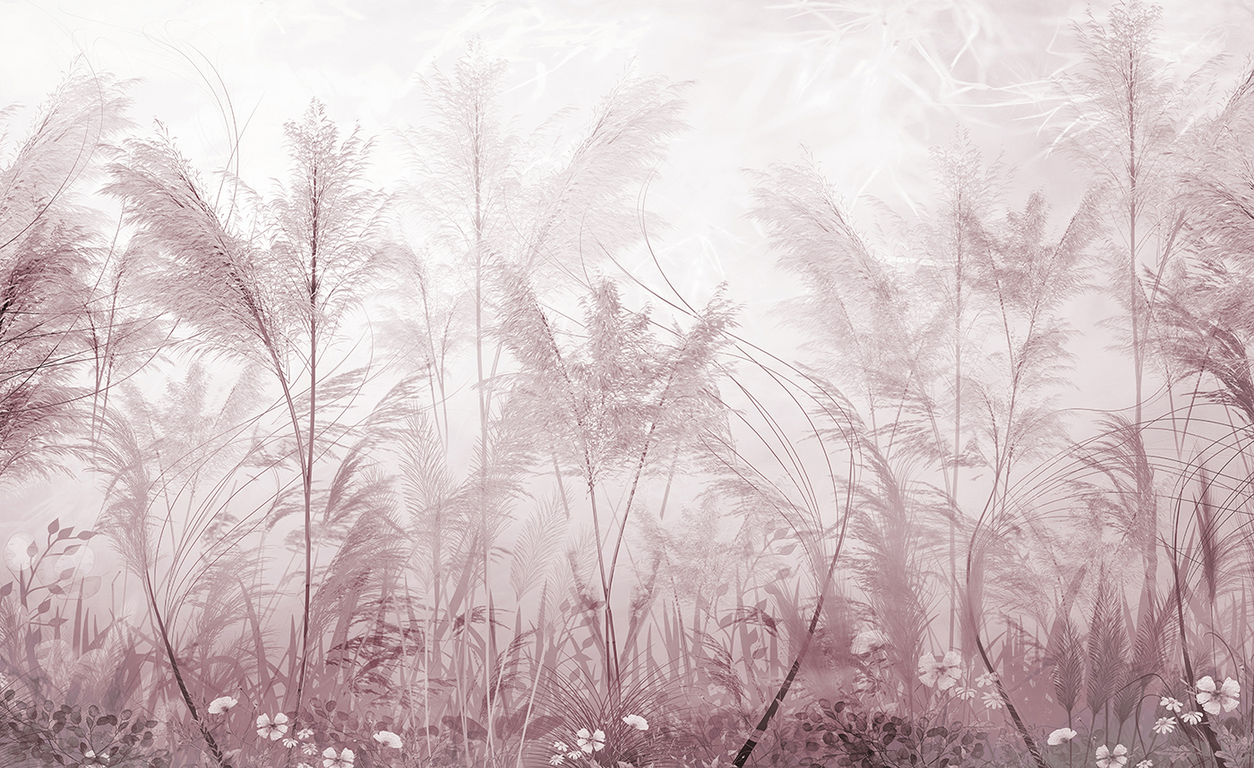 A field of grass with flowers