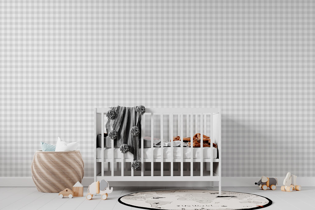 A white and grey checkered background